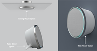 SPEAKER1 STEM SPEAKER - 9" POE+ POWERED LOUDSPEAKER FOR WALL, CEILING, OR STANDING.